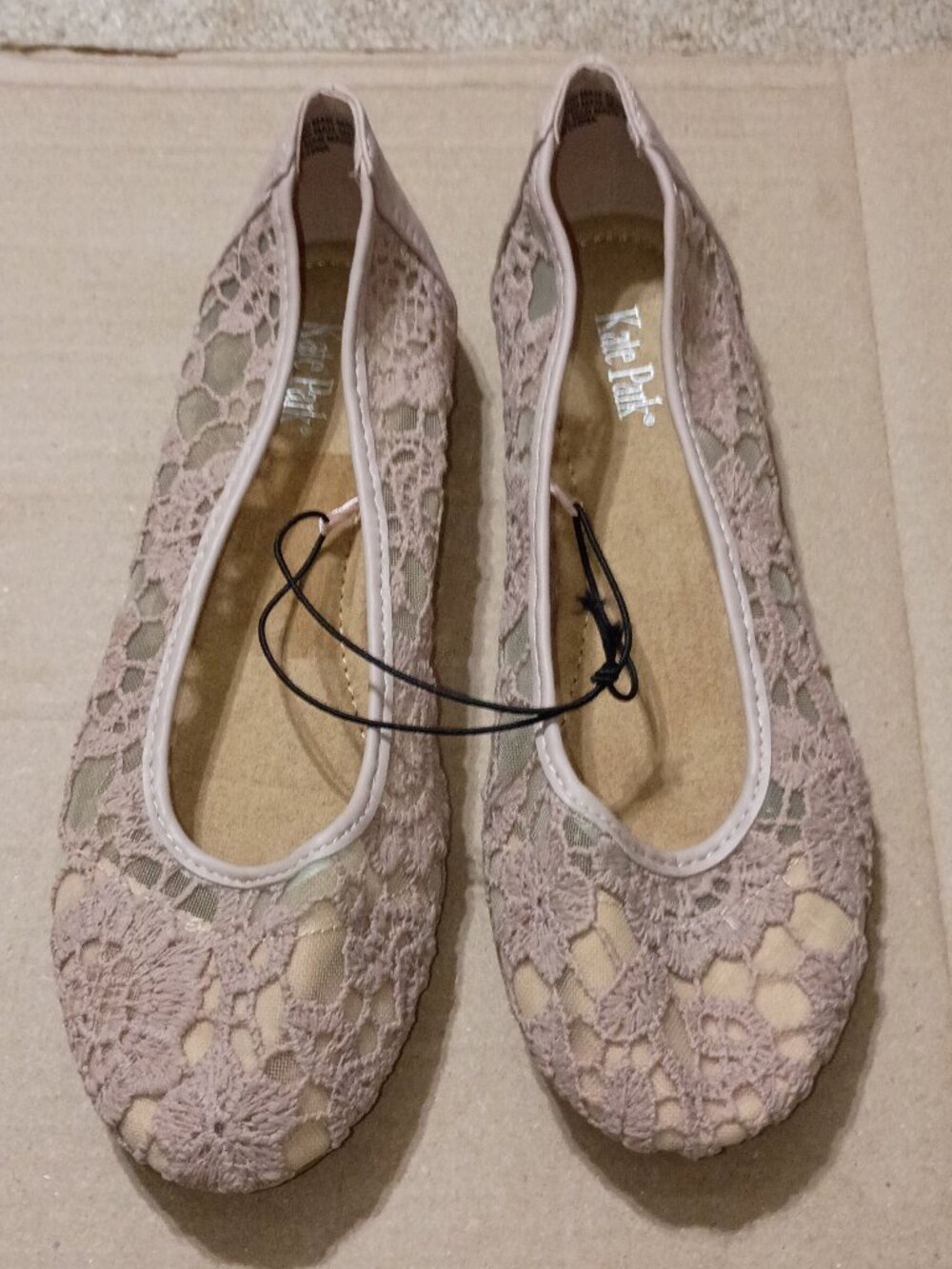 NWOT Kate Park slipon shoes white size 7